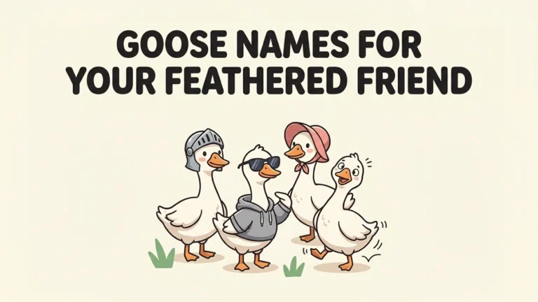 Goose Names for Your Feathered Friend